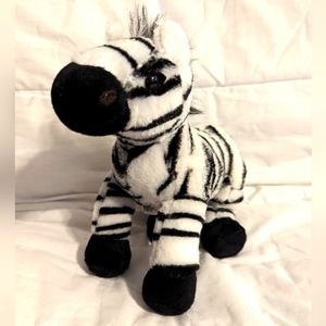 🔵 2 /$10 Webkinz Ganz Zebra Stuffed Animal Plush HM163 No Code